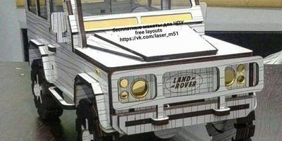 Сборная модель джипа Mercedes 51