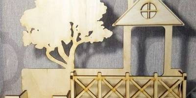 Ключница дом с деревом