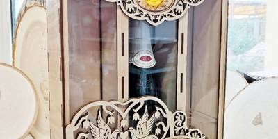 Декоративная упаковка для вина на 8 марта