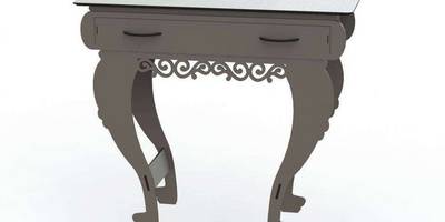 Столик с ящиками классика