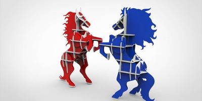 Полка конь на дыбах