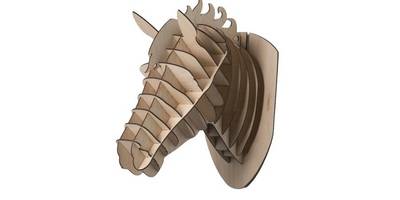 Украшение в форме головы лошади