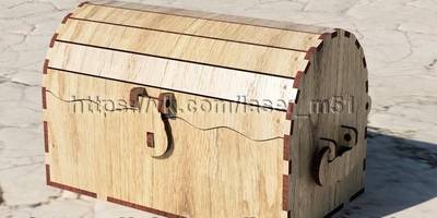 Шкатулка сундук малый