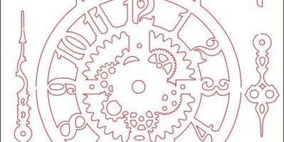 Часы на кронштейне