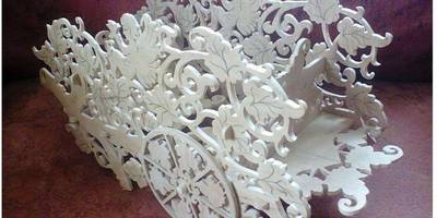 Ваза на колёсах