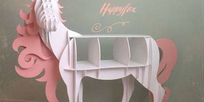 Детская полка единорог