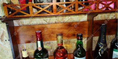 Полка под бутылки
