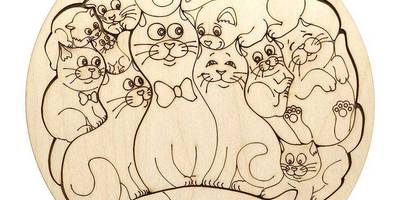 Подставка под горячее котики