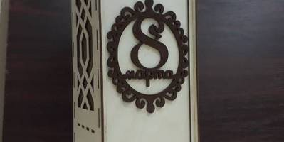 8 марта коробка под бокал