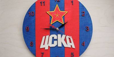 Часы футбольные цска