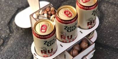 Самолет под пиво из фанеры