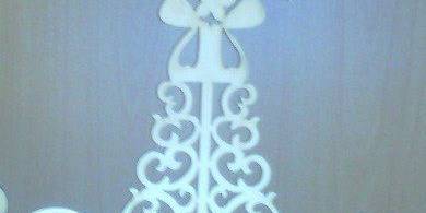 Подставка под кулич с ангелами