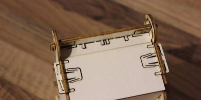 Коробка из фанеры с защелками