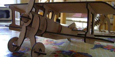 Самолет биплан 2