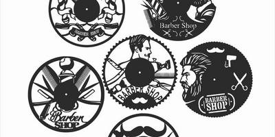 Часы набор barber shop 6шт