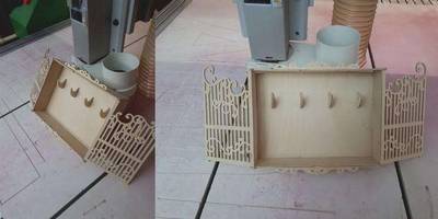 Ключница в резными дверками 8