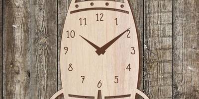 Настенные часы ракета cdr