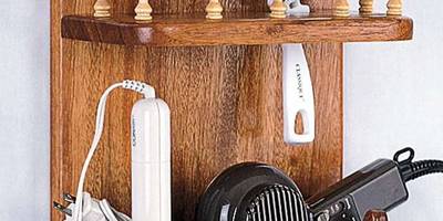 Полочка для инструмента по укладке волос