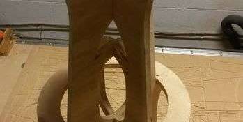 Барный табурет из фанеры