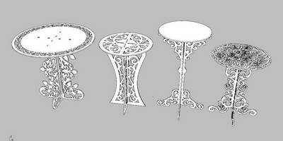 Столики свадебные