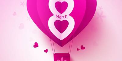 Дизайн 8 марта женский день 6