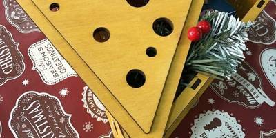 Шкатулка в виде сыра