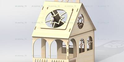 Кукольный домик "Дача"