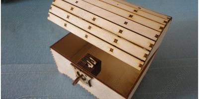 Шкатулка сундук с замком