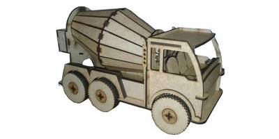 Игрушечный грузовик-бетономешалка