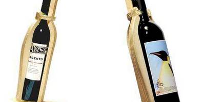 Подставка для бутылки пингвин