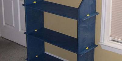 Полка из фанеры для обуви