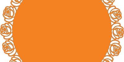 Часы заготовка розы по краю