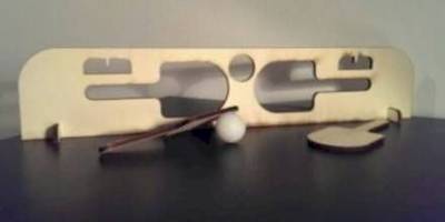 Набор для пинг-понга из фанеры