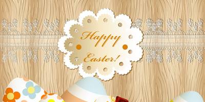 Открытка для Пасхи