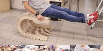 Стул гибкая фанера