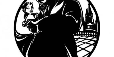 Часы красавица и чудовище