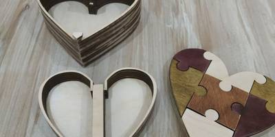 Шкатулка сердце трансформер на 8 марта