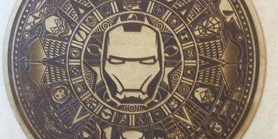 Часы заготовка marvel