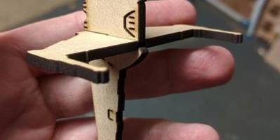 Star wars b-wing fighter toy dxf