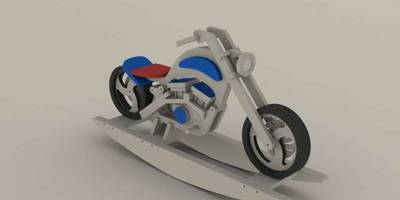 Кресло качалка мото