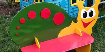 Скамейка улитка