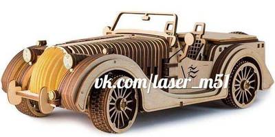 Сборная модель автомобиля кабриолет 13