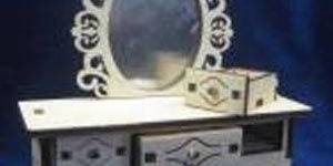 Кукольная мебель - косметический столик