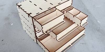 Ящик customizable parts box