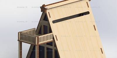 Домик - казна A-Frame