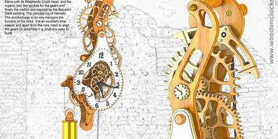 Часы crooked clock