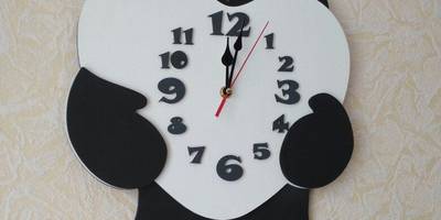 Часы детские мишка с сердцем