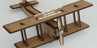 Сборная модель Биплана 66