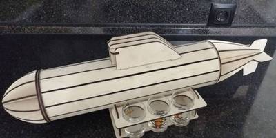 Мини бар подводная лодка