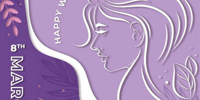 8 марта векторное изображение силуэт